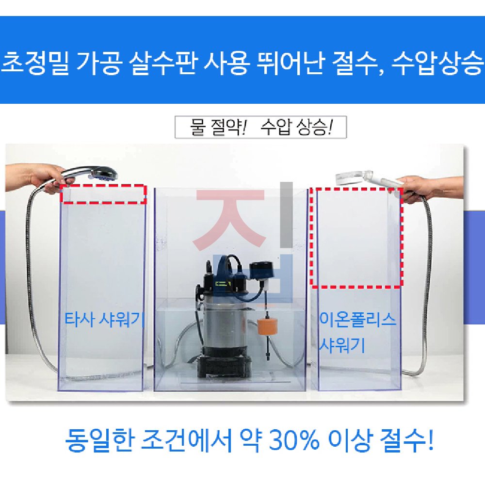 IONPOLIS Korea Premium High Pressure 7 Stages Filtered Shower Head_Up to 30% water saving